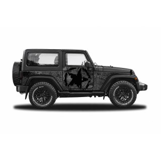 Panele ochronne 29star Wrangler JK 2D — na stałe