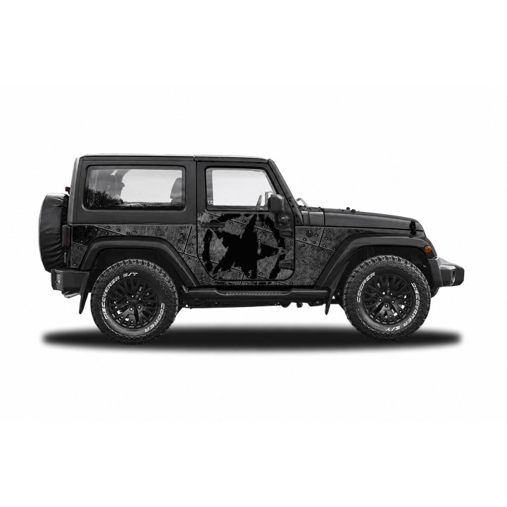 Panele ochronne 29star Wrangler JK 2D — na stałe
