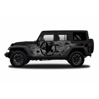 Panele ochronne 29star Wrangler JKU 4D — na stałe