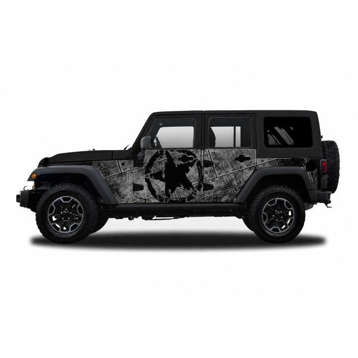 Panele ochronne 29star Wrangler JKU 4D — na stałe