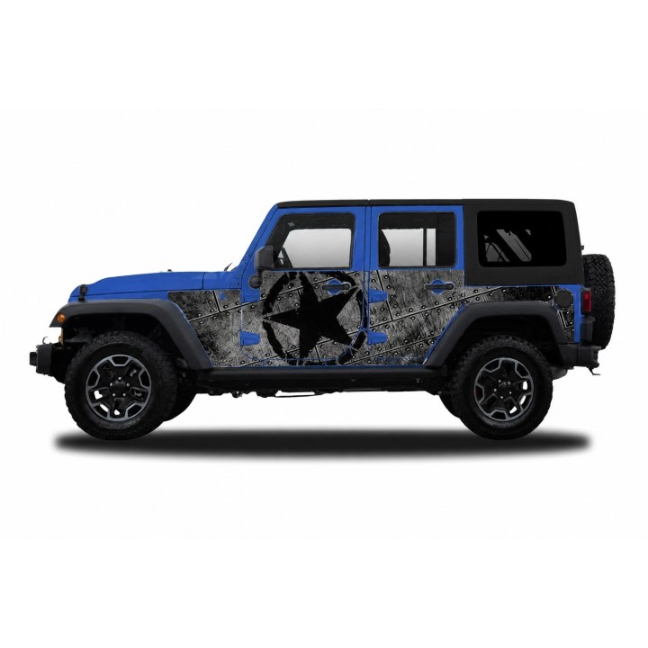 Panele ochronne 29star Wrangler JKU 4D — na stałe