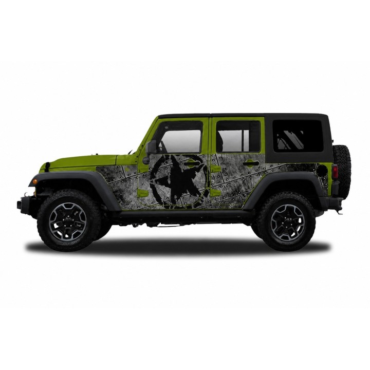Panele ochronne 29star Wrangler JKU 4D — na stałe