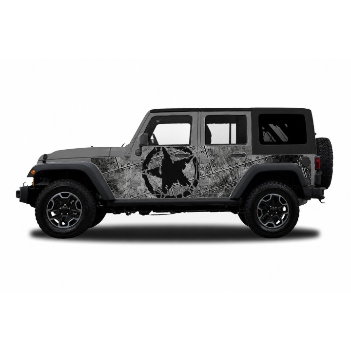 Panele ochronne 29star Wrangler JKU 4D — na stałe