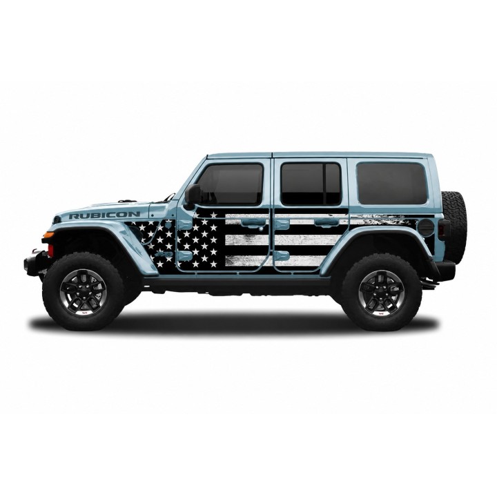 Panele ochronne 3flagUSA – Jeep Wrangler JL Unlimited (4-drzwiowy) - ujęcie 4