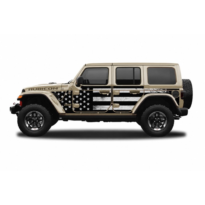 Panele ochronne 3flagUSA – Jeep Wrangler JL Unlimited (4-drzwiowy) - ujęcie 5