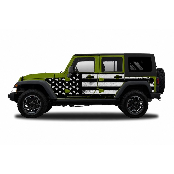 Panele ochronne 3flagUSA – Wrangler JK Unlimited