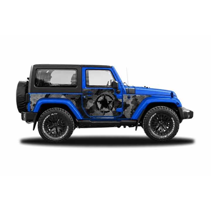 Panele ochronne 40camuflage – Jeep Wrangler JK (2-drzwiowy) - ujęcie 3