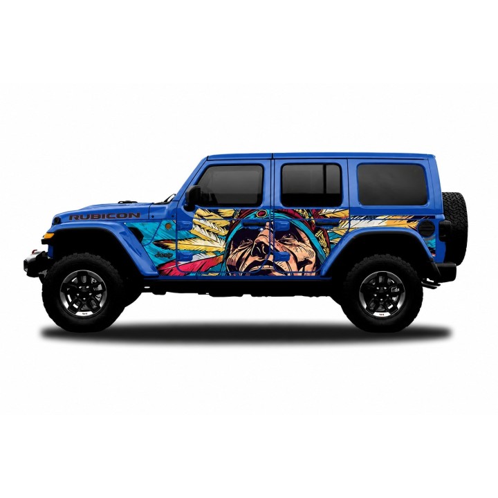 Panele ochronne 44indian na stałe – Jeep Wrangler JL Unlimited 4D - ujęcie 3