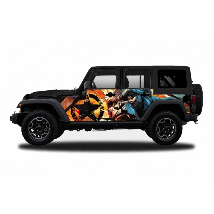 Panele ochronne 45gorilla – Jeep Wrangler JKU 4D