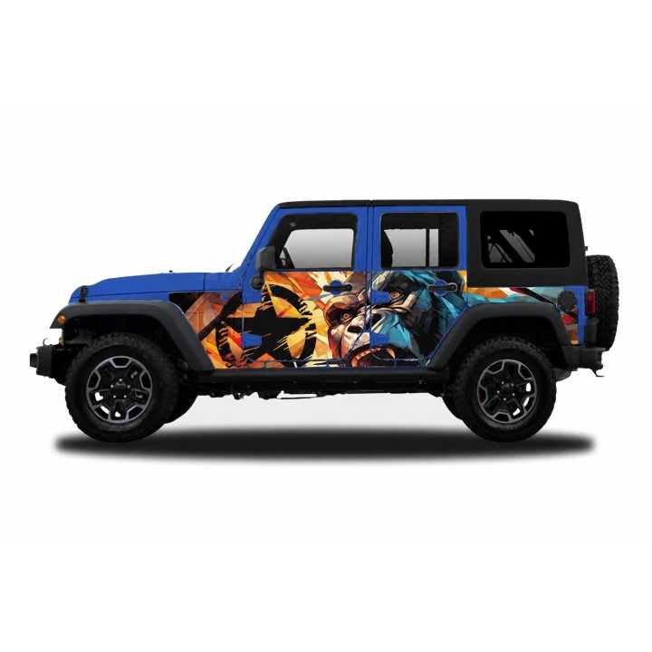 Panele ochronne 45gorilla – Jeep Wrangler JKU 4D