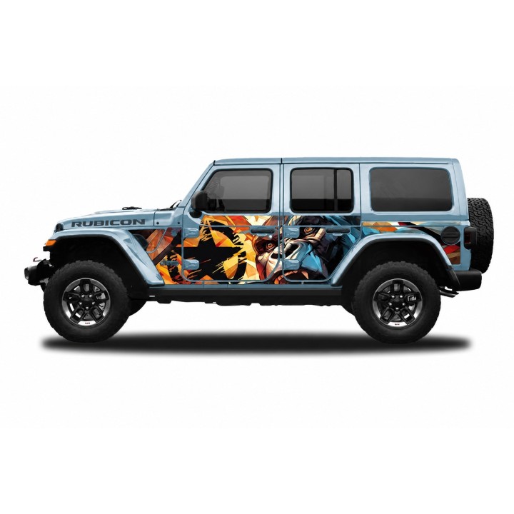 Panele ochronne 45gorilla – Jeep Wrangler JLU 4D