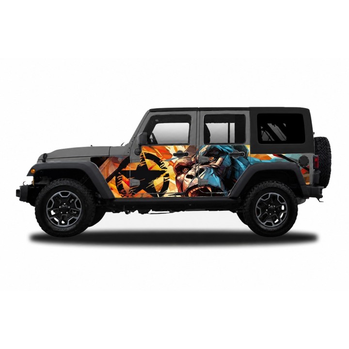 Panele ochronne 45gorilla – Jeep Wrangler JKU 4D