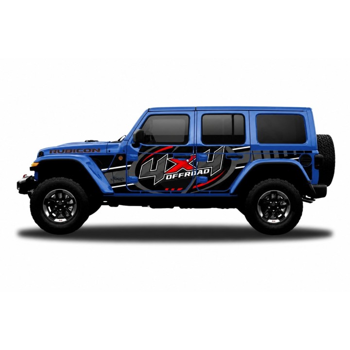 Panele ochronne 47offroad – Jeep Wrangler JLU 4D