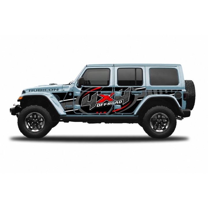 Panele ochronne 47offroad – Jeep Wrangler JLU 4D