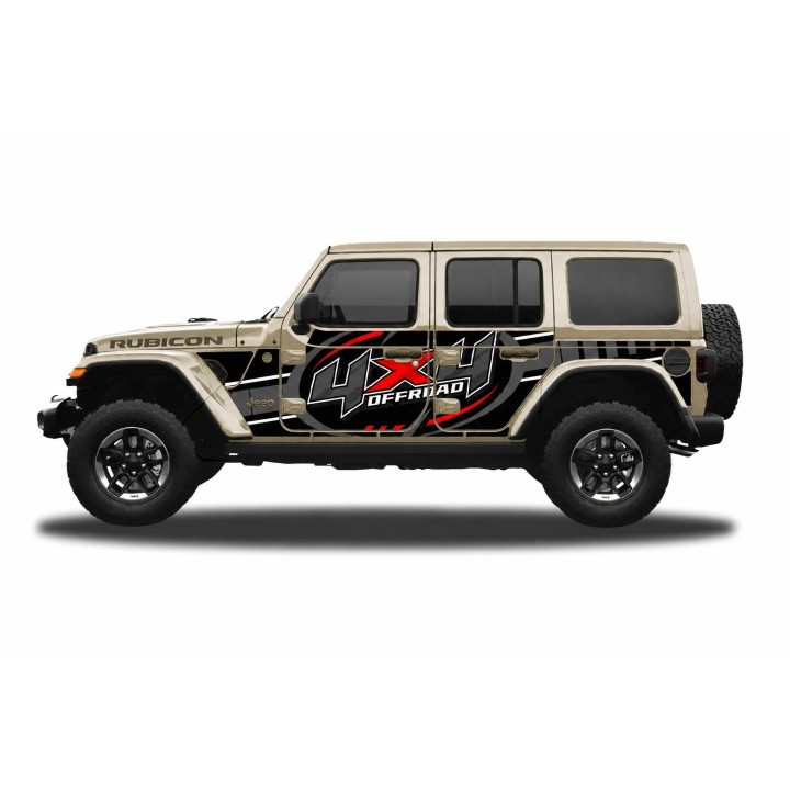 Panele ochronne 47offroad – Jeep Wrangler JLU 4D