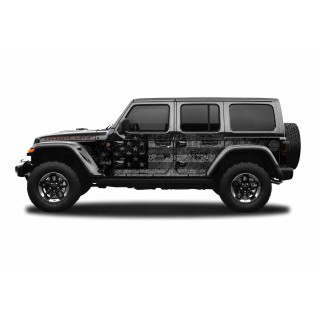 Panele ochronne 4flagUSA – Jeep Wrangler JLU 4D
