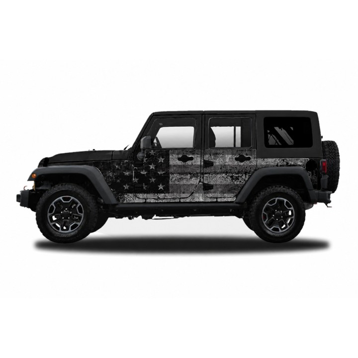 Panele ochronne 4flagUSA – Jeep Wrangler JKU 4D