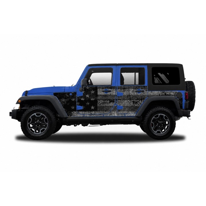 Panele ochronne 4flagUSA – Jeep Wrangler JKU 4D