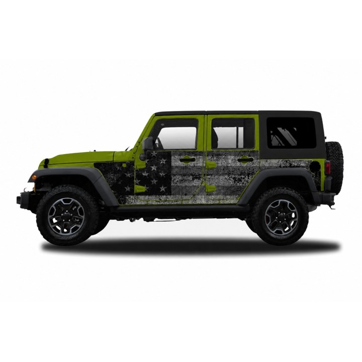 Panele ochronne 4flagUSA – Jeep Wrangler JKU 4D