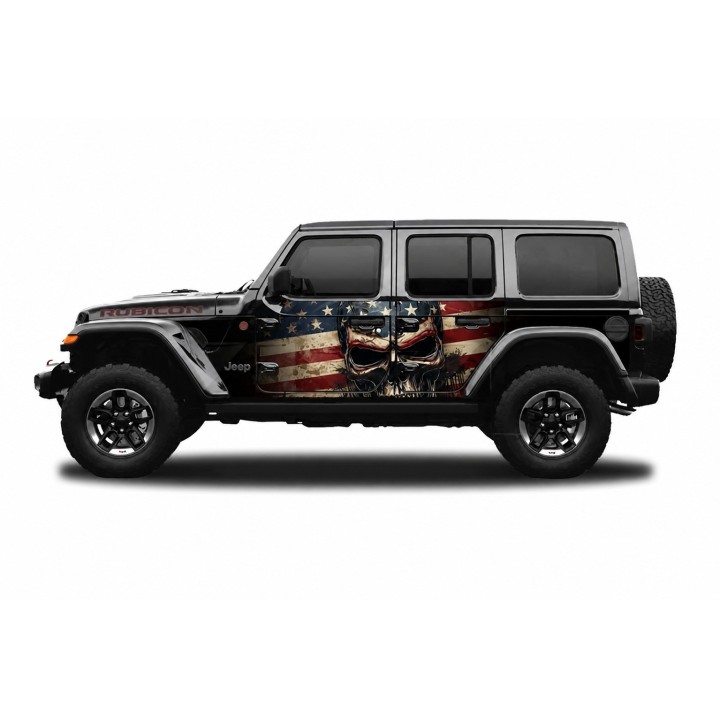 Panele ochronne 5skull – Jeep Wrangler JLU 4D