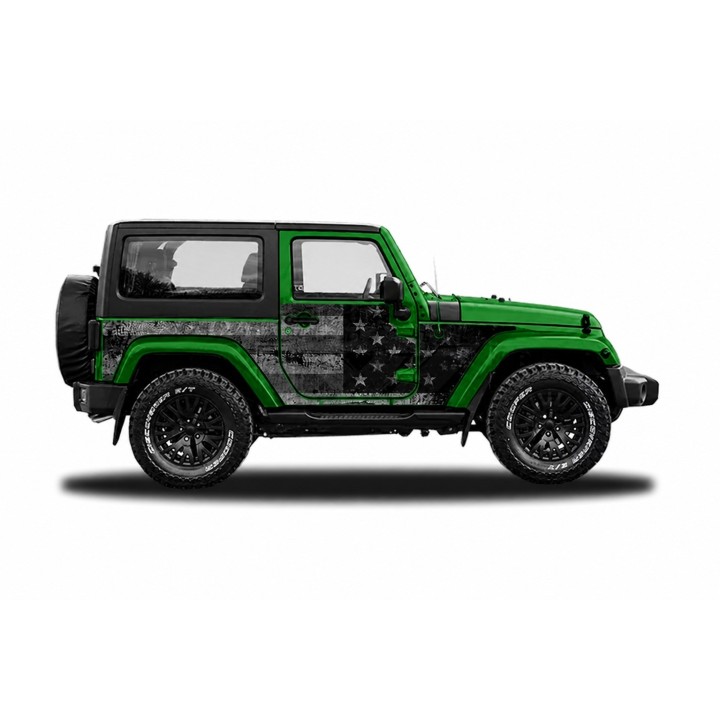 Panele ochronne 4flagUSA – Jeep Wrangler JK 2D