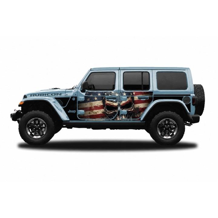 Panele ochronne 5skull – Jeep Wrangler JLU 4D