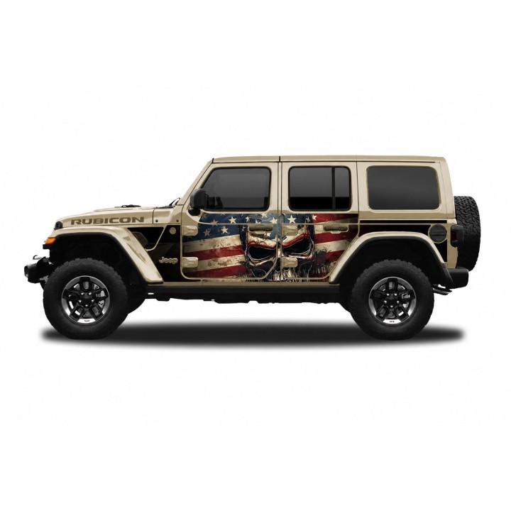 Panele ochronne 5skull – Jeep Wrangler JLU 4D
