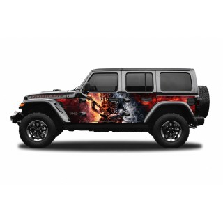 Panele ochronne 6rock Jeep Wrangler JLU 4D