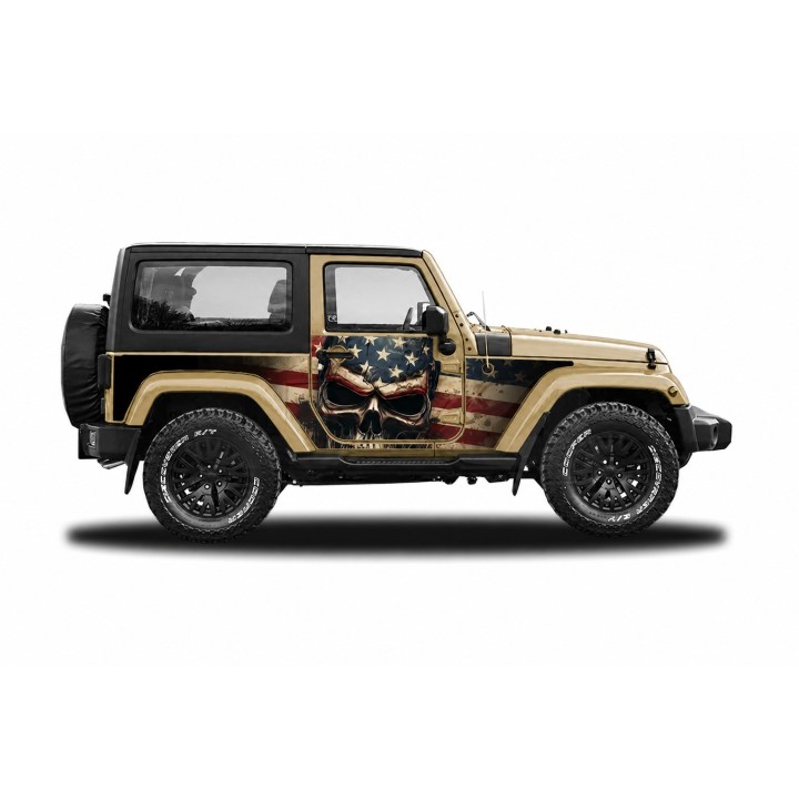 Panele ochronne 5skull Jeep Wrangler JK 2D
