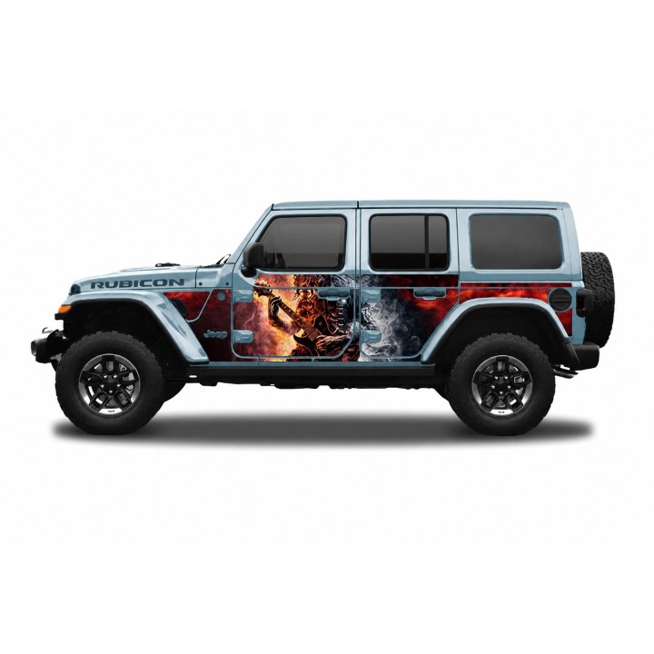Panele ochronne 6rock Jeep Wrangler JLU 4D