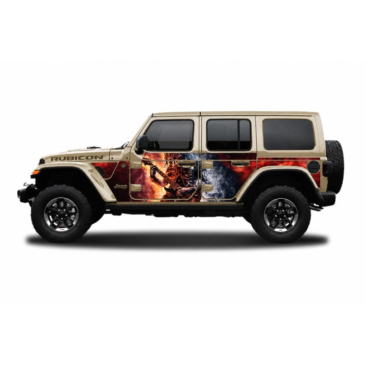 Panele ochronne 6rock Jeep Wrangler JLU 4D