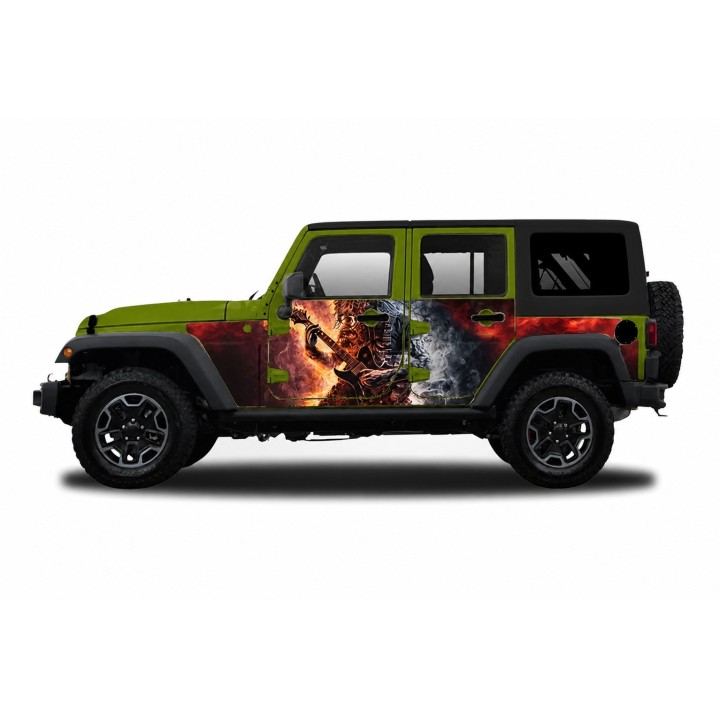 Panele ochronne 6rock Jeep Wrangler JK Unlimited 4D — na stałe - ujęcie 4