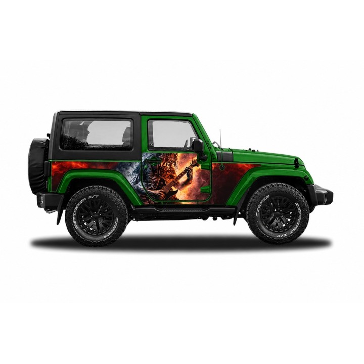 Panele ochronne 6rock Jeep Wrangler JK 2D