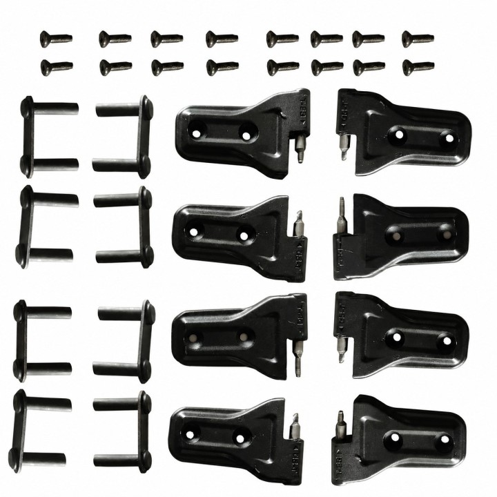Zawiasy drzwi Jeep Wrangler JL / Gladiator JT — aluminium