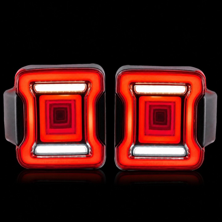 Lampy tylne LED TopFire Jeep Wrangler JK/JKU 2007-2017
