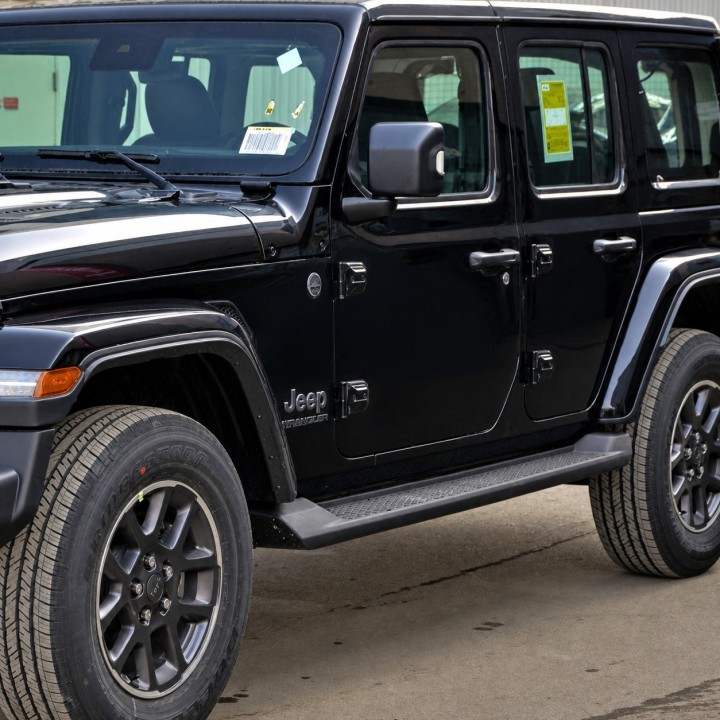 Zawiasy drzwi Jeep Wrangler JL / Gladiator JT — aluminium