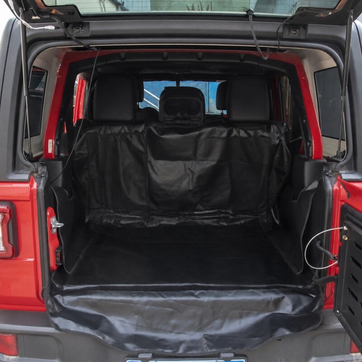 Osłona przestrzeni bagażowej Jeep Wrangler JKU 2007-2017 i JLU 2018-2025 - ujęcie 2