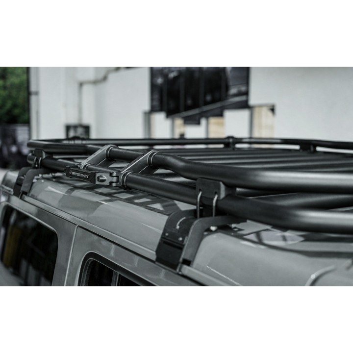 Bagażnik dachowy aluminiowy FURY Gravity — Jeep Wrangler JLU 2018+