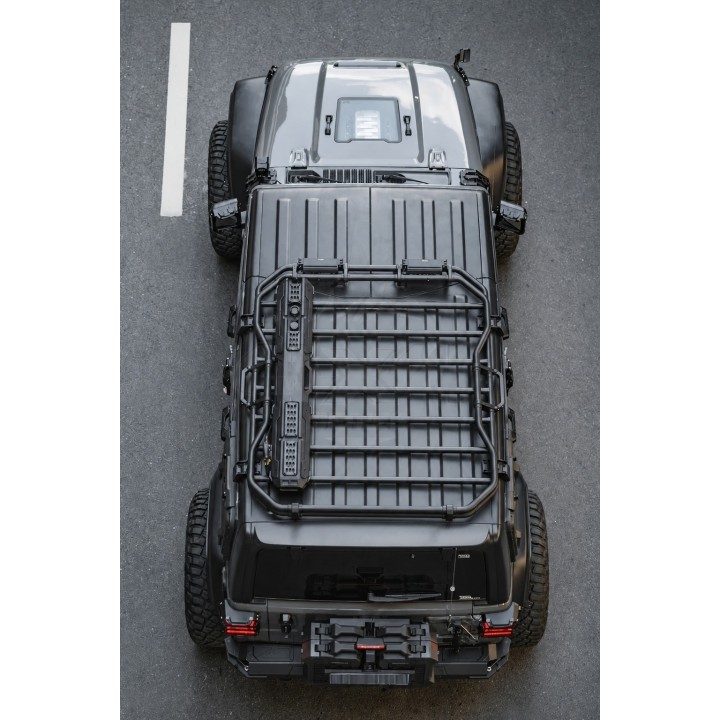 Bagażnik dachowy aluminiowy FURY Gravity — Jeep Wrangler JLU 2018+ - ujęcie 3