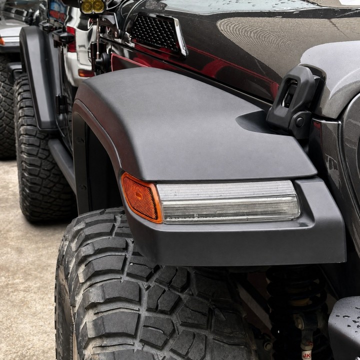 Wysokie poszerzenia Jeep Wrangler JL 2018+ — komplet