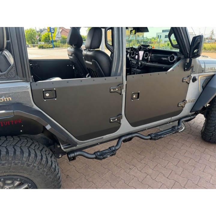 Drzwi aluminiowe Jeep Wrangler JLU 2018-2025 / Gladiator JT 2019-2025 — komplet 4 szt. - ujęcie 4