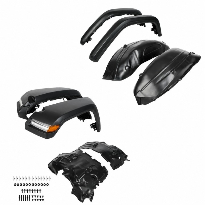 Wysokie poszerzenia Jeep Wrangler JL 2018+ — komplet