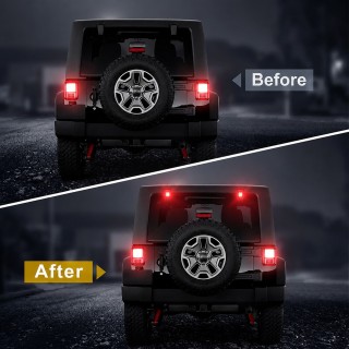 Lampy na zawiasy szyby Jeep Wrangler JL 2018+