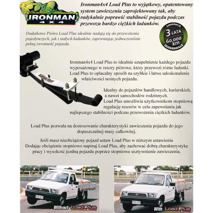 Wzmocniony zestaw PIÓR pomocniczych suzuki samuraj Ironman 4x4 — Suzuki Samuraj (LP5) - ujęcie 3