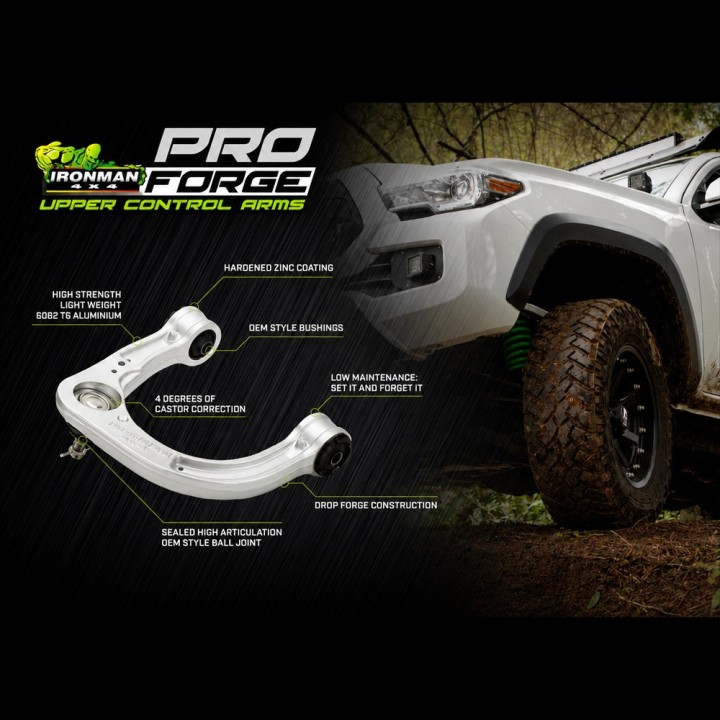 Wachacze górne pro-forge IRONMAN4X4 — Great Wall UTE, Toyota 4Runner, Toyota Fortuner (UCA001FA-9) - ujęcie 4