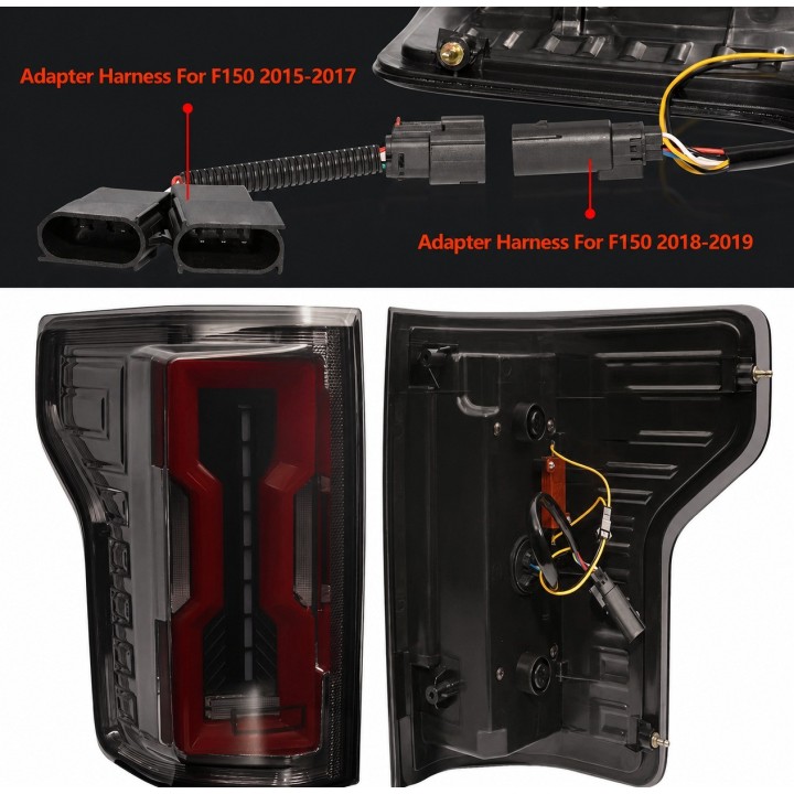 Lampy tylne LED Ford F150 2015-2019 — komplet