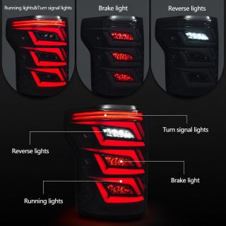 Lampy tylne LED Ford F150 2015-2019 — komplet