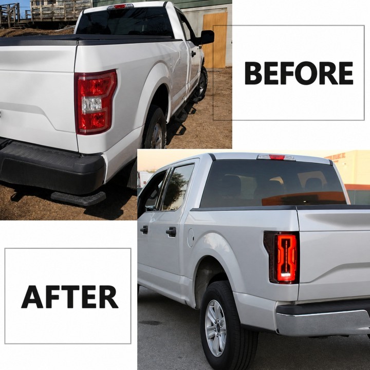 Lampy tylne LED Ford F150 2015-2019 — komplet