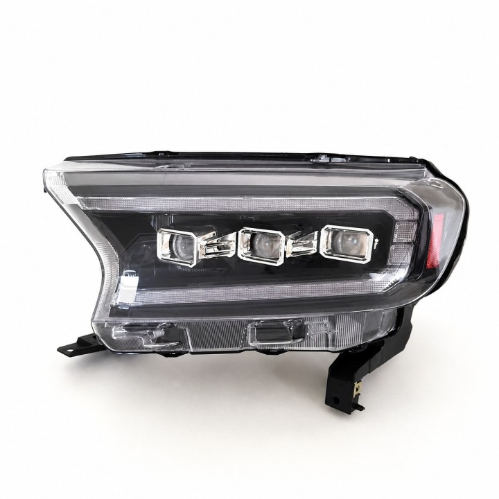 Reflektory LED Ford Ranger 2016+ Bugatti Style — komplet P+L