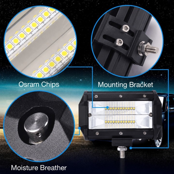 Lampa robocza LED TX SLT-CL 188 72 W spot